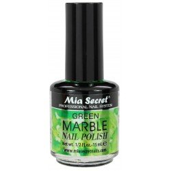 Green Marble Nail Polish