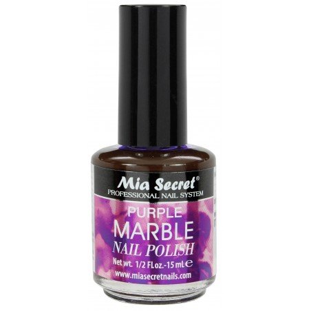 Purple Marble Nail Polish