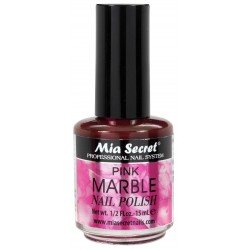 Pink Marble Nail Polish