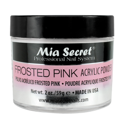 Frosted Pink 1 Oz Polvo Acrílico Pink